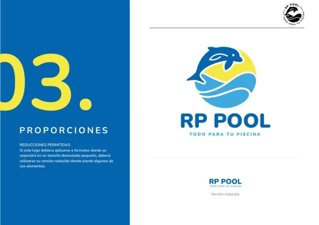 Versiones del logo RP POOL